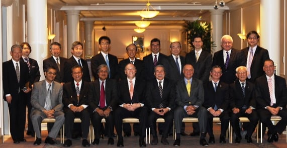 The participants of the Asian Summit in Tokyo Japan 2013