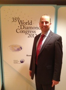 Rami visiting the 35th World Diamond Congress in Mumbai
